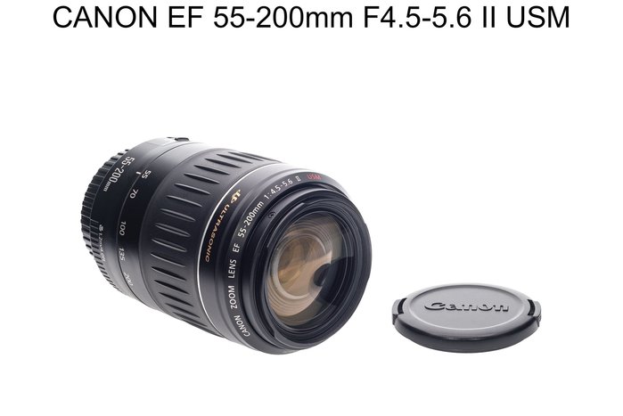 超美品 CANON ZOOM EF 55-200mm f4.5-5.6 II USM