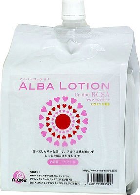 o日本＊Alba Lotion 軟袋裝補充包潤滑液 1L