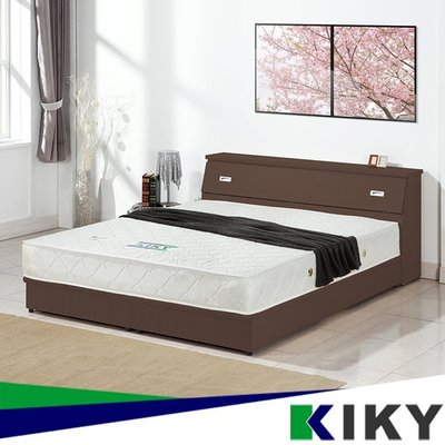 【床頭箱】雙人5尺-【麗莎】仿木紋光滑面 台灣自有品牌 KIKY