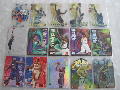 1996-1999年 Metal.Topps.Skybox.Bowmans 各式.高比例 NBA特殊卡.限量卡