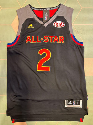 NBA前馬刺現今快艇一哥 kawhi leonard2017年明星賽球衣（Kia贊助）一件出售（Size:M adidas)