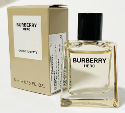 【美妝夏布】Burberry Hero 英雄神話男性淡香水5ml  特價349