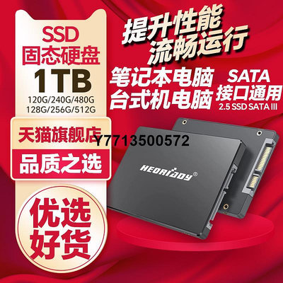 宏想 256G 240G 120G 128G 500G 512G 筆電桌機SSD固態硬碟1T