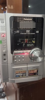 CD卡帶故障含遙控。 Panasonic SA-VK71D Home theater 5.1 DTS 主機加喇叭。不寄送