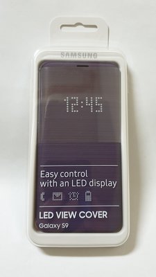 [原廠]三星 Samsung Galaxy S9 紫色 LED 原廠皮革翻頁式皮套 側掀皮套 手機殼 智能皮套