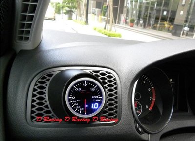 【D RACING三環錶/改裝錶】電子顯示Dual View雙色系列環錶 {60mm渦輪增壓錶} 賽車(類Defi)