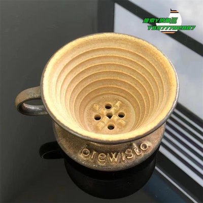 【熱賣精選】濾杯Brewista正品授權景德鎮精致陶瓷V60濾杯蛋糕手沖咖啡器具 聰明杯
