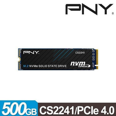 @電子街3C特賣會@全新 PNY CS2241 500GB M.2 2280 PCIe 4.0 SSD 固態硬碟