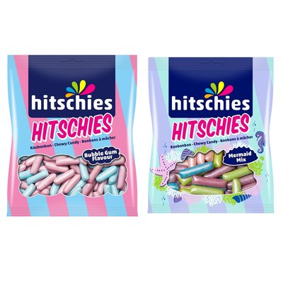 Hitschies Hitschler::水果風味軟糖::泡泡糖/美人魚::台灣現貨