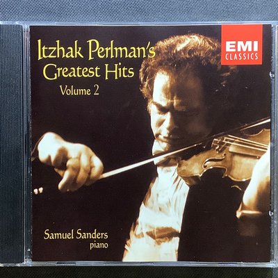 Perlman帕爾曼-小提琴小品精選輯 Sanders桑德斯/鋼琴 2000年歐版