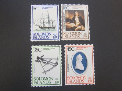 【雲品二】所羅門群島Solomon Islands 1979 Sc 381-84 set MNH 庫號#B534 87621