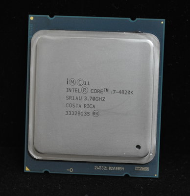 Core i7-4820K 4核8線盒裝正式版 送散熱風扇 (X79 2011 3.7G) 非 ii7-3930K