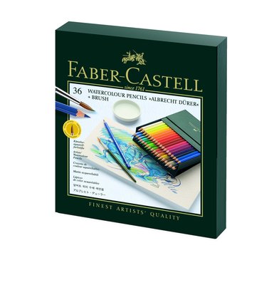 德國Faber-Castell藝術家級 36色水性色鉛筆(精裝版)，贈送輝柏珍藏明信片乙組(5張)