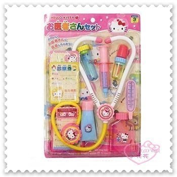 ♥小公主日本精品♥ Hello Kitty 醫生玩具 醫生套裝 兒童玩具 安全玩具50035601