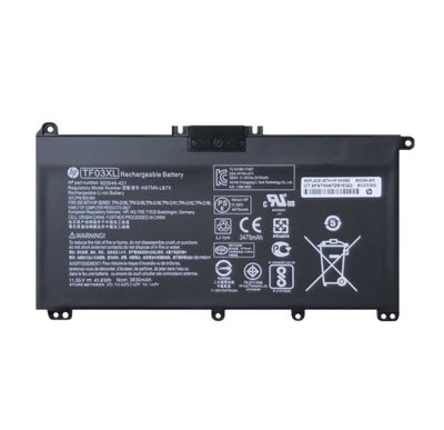 適用惠普 HP TF03XL TPN-C131/Q188/Q189/Q191 14-bf048TX 筆記本電池