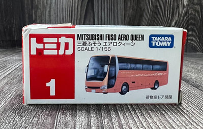 【G&amp;T】純日貨 TOMICA 多美小汽車 NO.1 三菱 FUSO AERO QUEEN 巴士 785316