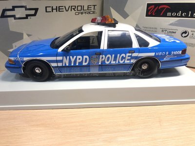 愛車網&奧拓 / UT 1:18 雪佛蘭 Chevrolet Caprice NYPD 紐約警車 稀有 jbck