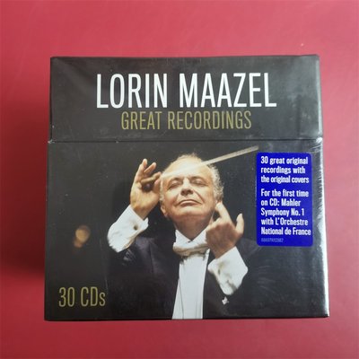 經典唱片鋪洛林·馬澤爾指揮作品合集 30CD歐版全新