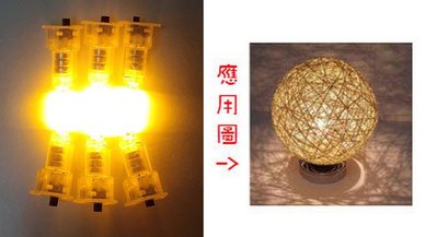 [七彩福貓] LED燈籠燈心 勞作小燈DIY 紙燈籠LED燈 - 廣角黃色小燈10個1包，不零售(存取貨賣場)
