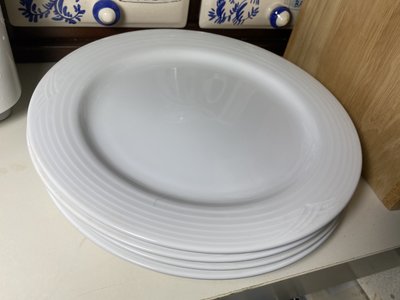 二手日本瓷器Noritake白色中盤 點心盤 餐盤