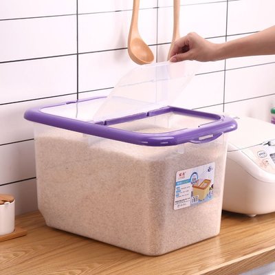 【熱賣精選】廚房密封米桶家用塑料防潮40斤50斤裝米缸大米面粉防蟲*特價