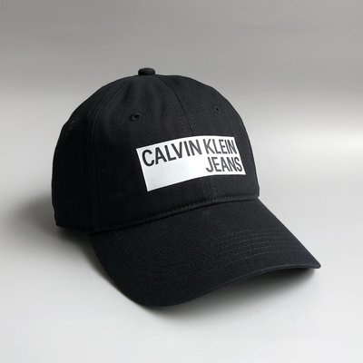 美國百分百【全新真品】Calvin Klein 男帽 棒球帽 遮陽帽 配件 老帽 logo 帽子 CK 黑色 AE19