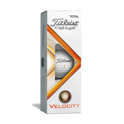 高爾夫球Titleist泰特利斯特Velocity高爾夫球遠距離快球速golf二層球