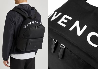 〔英倫空運小鋪〕*超值折扣特區 歐洲代購 6折 Givenchy 新款 logo刺繡 後背包 中性款 (有檔期)