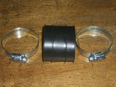 CVK 36 可用 52mm 大肥腸 化油器端 加順進氣流量橡膠接頭(含束環X2) 歧管