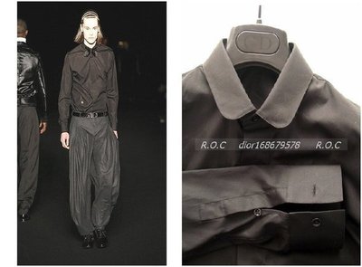 Dior homme 最新秀上˙形象廣告主打小圓領襯衫訂製【DH60週年紀念圖騰】