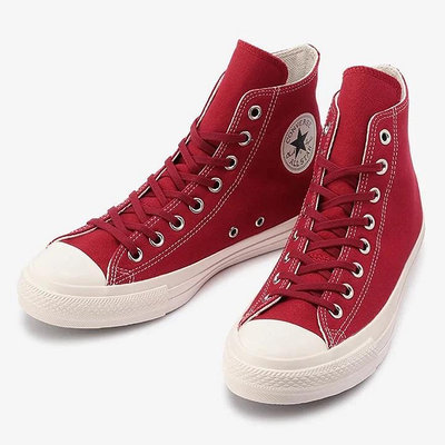 CONVERSE日本限定100週年ALL STAR 正紅色CRIMSONRED防潑水高筒帆布鞋