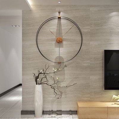 現貨 西班牙nomon極簡客廳鐘表家用時尚簡約餐廳裝飾時鐘現代創意掛鐘