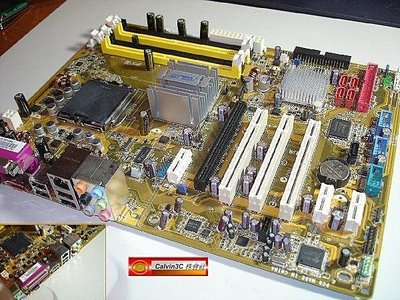 華碩 ASUS P5B 775腳位 Intel P965晶片 4組DDR2 5組SATA 1組IDE 全固態電容