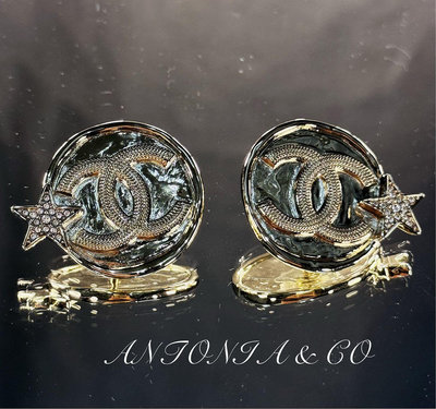 ANTONIA&CO二手名牌chanel 星星 針式耳環