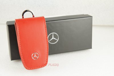 【DIY PLAZA】賓士 M-Benz 原廠 真皮 鑰匙 皮套 紅色 (通用版) W213 W205 A C E S
