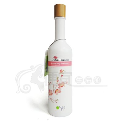 便宜生活館【洗髮精】歐萊德 O'right 髮色橘子 桃花豐盈洗髮精400ml-染燙後的細軟受損髮、呈現輕盈光采