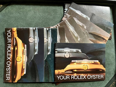 老品 勞力士 原廠手冊 Your Rolex Oyster 1983~1987年