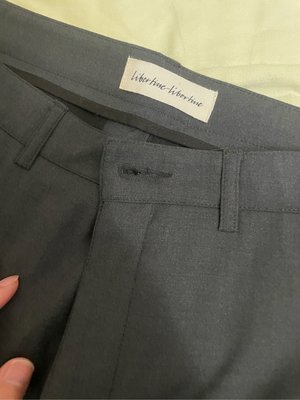 二手美品 丹麥新銳品牌Libertine Libertine 灰色 薄羊毛西裝長褲  xs