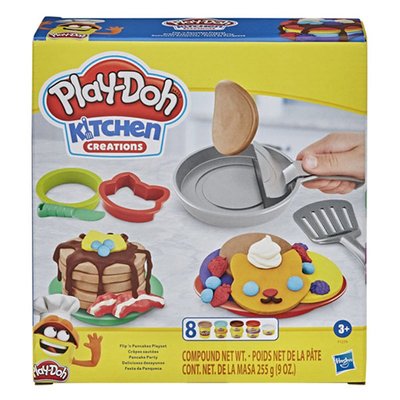 小猴子玩具鋪~正版㊣孩子寶代理培樂多黏土- 培樂多Play-Doh 廚房系列 翻烤鬆餅遊戲組~特價 :350元/組