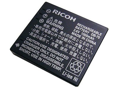 ☆相機王☆Ricoh DB-70〔CX2、CX1 適用〕原廠電池 (2)