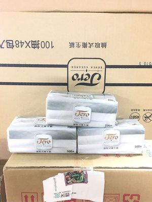 Jero抽取式衛生紙 100抽48包入 衛生紙 面紙