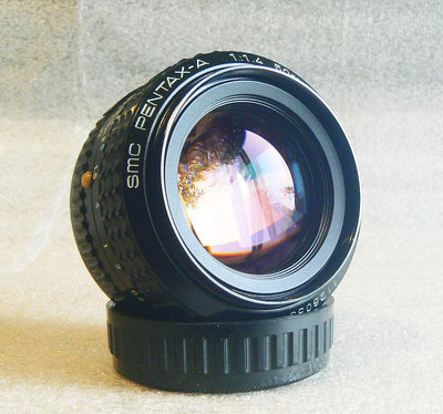 【悠悠山河】收藏級 P家最強標頭--Pentax-A SMC 50mm F1.4 發色極優 可轉接Canon及各款微單