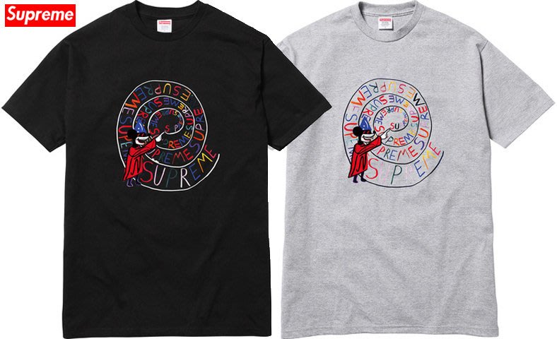 supreme joe roberts swirl tee