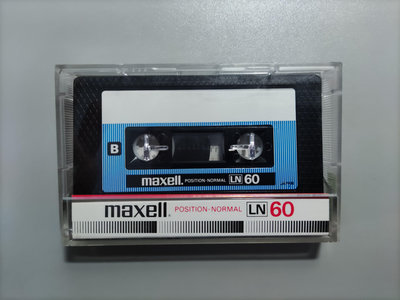 錄音帶/卡帶/IC187/ 80年代 空白錄音帶/maxell/LN60 /非CD非黑膠