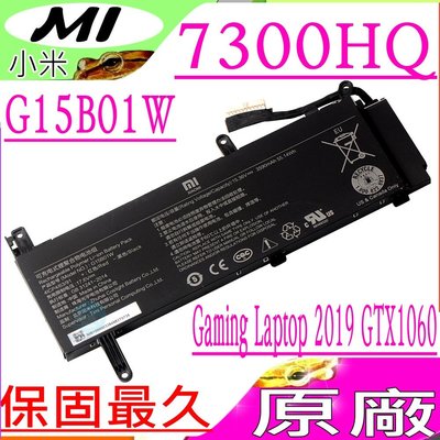 Mi 電池 (原廠) 小米 XIAOMI G15B01W Gaming Laptop 7300HQ 1060