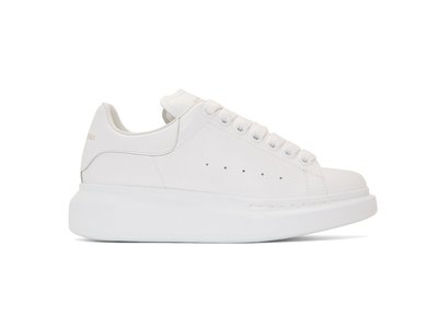 [全新真品代購] Alexander McQueen 經典款 全白色皮革 休閒鞋 / 運動鞋