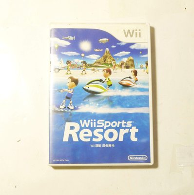 二手,Wii原版遊戲片 渡假勝地 SPORTS RESORT 中文版光碟