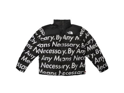 Supreme x The North Face By Any Means Nuptse Jacket Black FW15