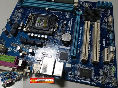 技嘉 GA-H61M-S2PV 1155腳位 內建顯示 Intel H61晶片組 2組DDR3 4組SATA DVI輸出