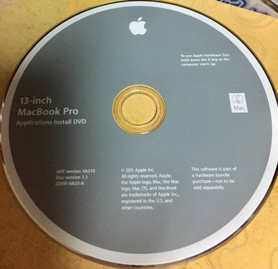 MacBook Pro--Applications INSTALL DVD /2手